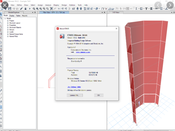 CSI ETABS Ultimate 18.0.2 x64 + CSiDetail 18.0.0