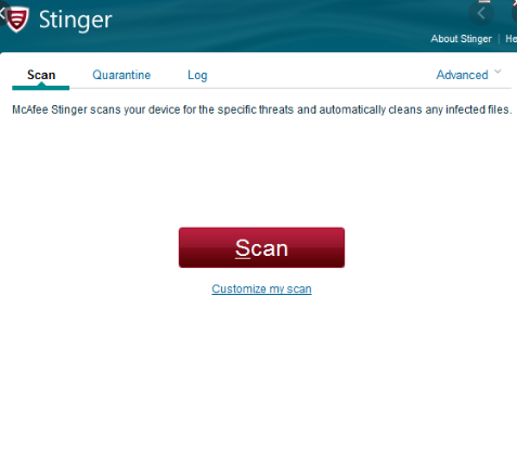 mcafee stinger software