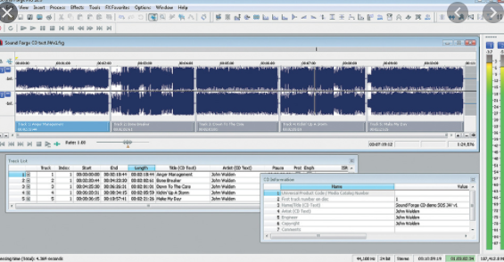 sony sound forge audio studio 10.0 saving cda