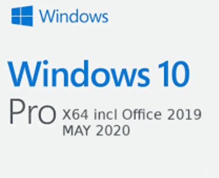 Windows 10 x64 Pro incl Office 2019