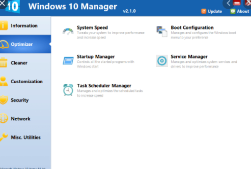 Yamicsoft Windows 10 Manager 2020