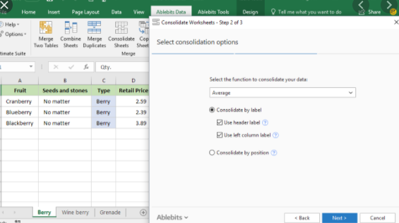 for mac instal Ablebits Ultimate Suite for Excel 2024.1.3443.1616