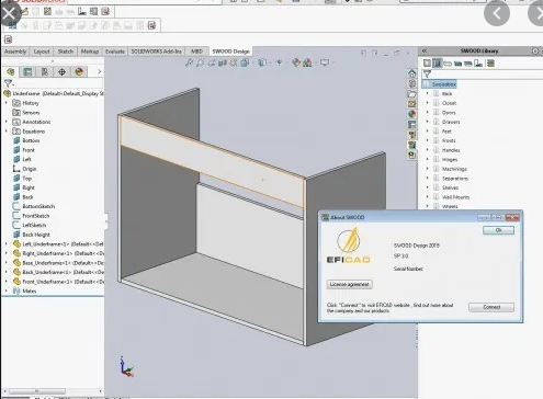 EFICAD SWOOD 2019 SP3 for SOLIDWORKS