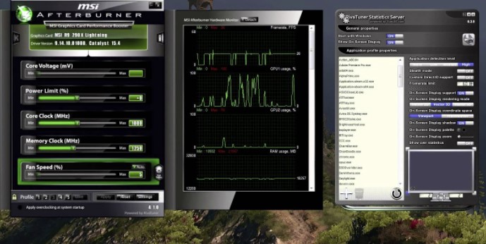 Msi afterburner rivatuner настройка