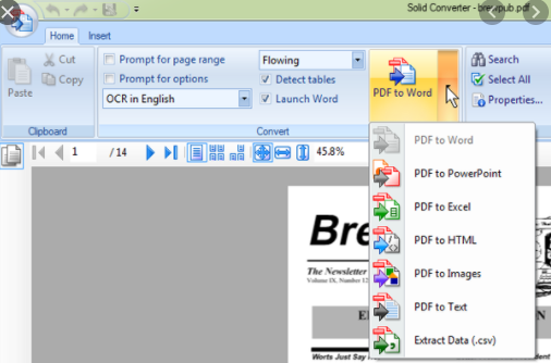 convert pdf to word 2010 free download