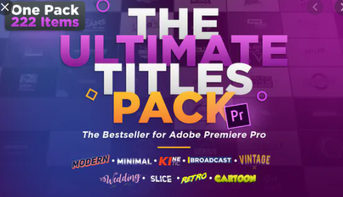 VideoHive – The Ultimate Titles Pack – Premiere Pro
