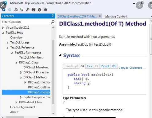 Helixoft Vsdocman For Visual Studio 10 19 Free Download For Windows 7 8 10 Get Into Pc