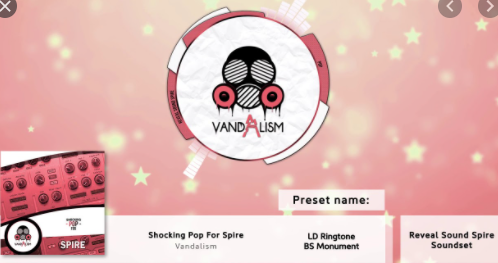 Vandalism – Shocking Pop For Spire (SOUNDBANK)