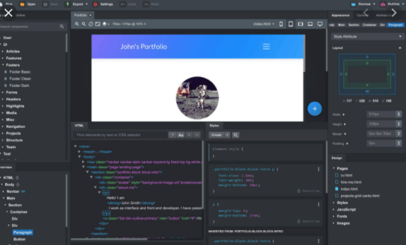 Bootstrap Studio Pro