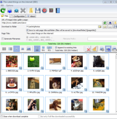 bulk image downloader.