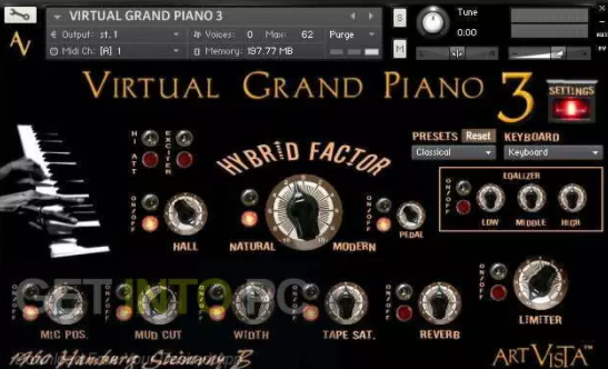Art Vista – Virtual Grand Piano 3 (KONTAKT)