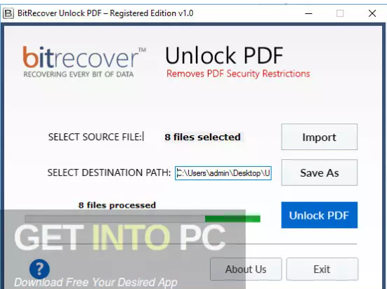 BitRecover Unlock PDF