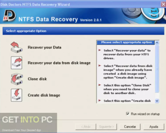 Disk Doctors NTFS Data Recovery