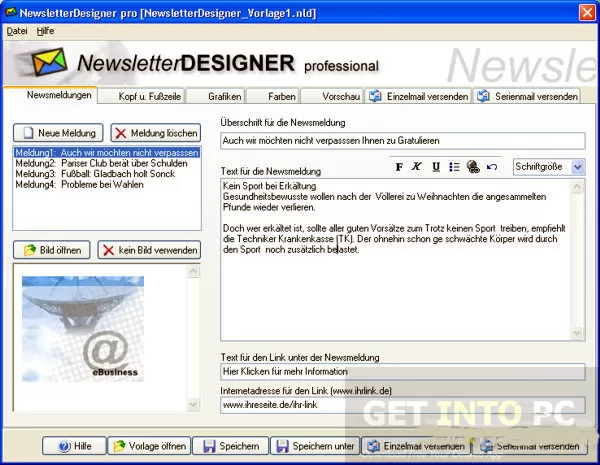 Newsletter Designer Pro