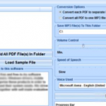 PDF to mp3 Converter Software V7