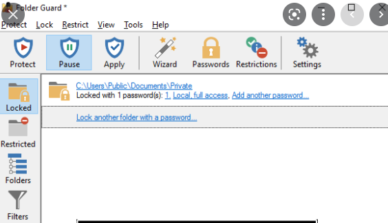 folder lock software for windows 10