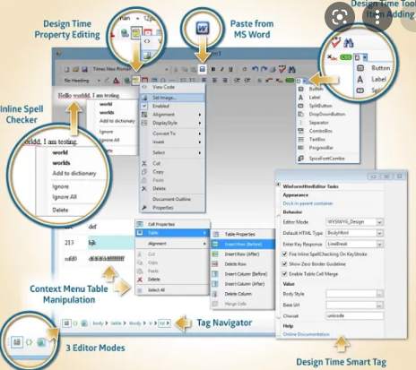 Spicelogic Net Winforms HTML Editor Control 7