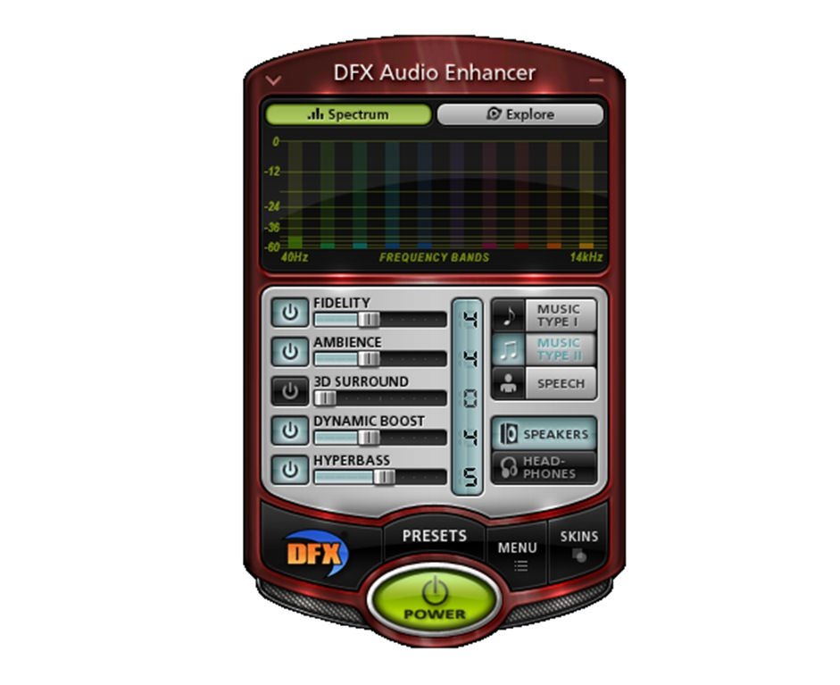 dfx audio enhancer vs