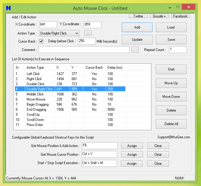 set up auto clicker keyboard