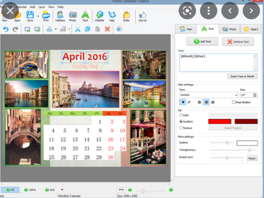 Photo Calendar Creator Plus