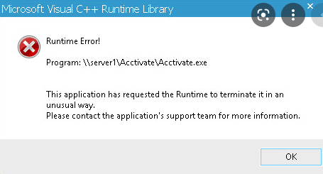 microsoft c runtime library windows 7 x64