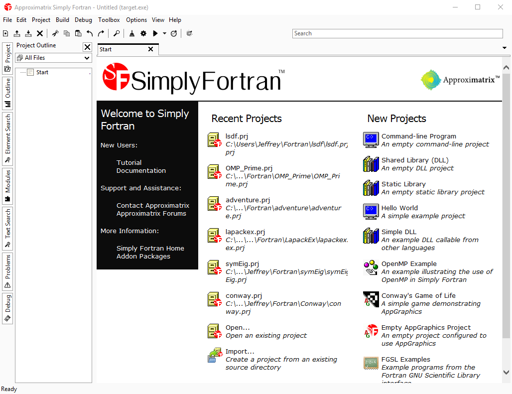 Approximatrix Simply Fortran