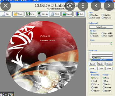 CD Label Designer