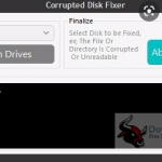 Corrupted Disk Fixer Portable
