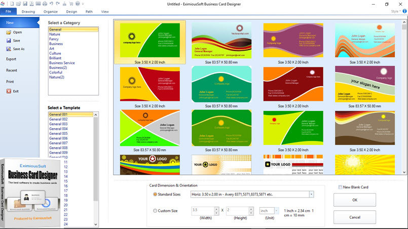 Eximioussoft Business Card Designer
