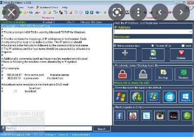 Hosts File Editor