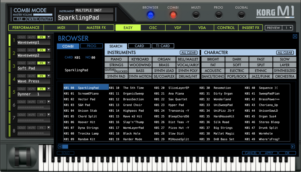 free korg m1 vst download