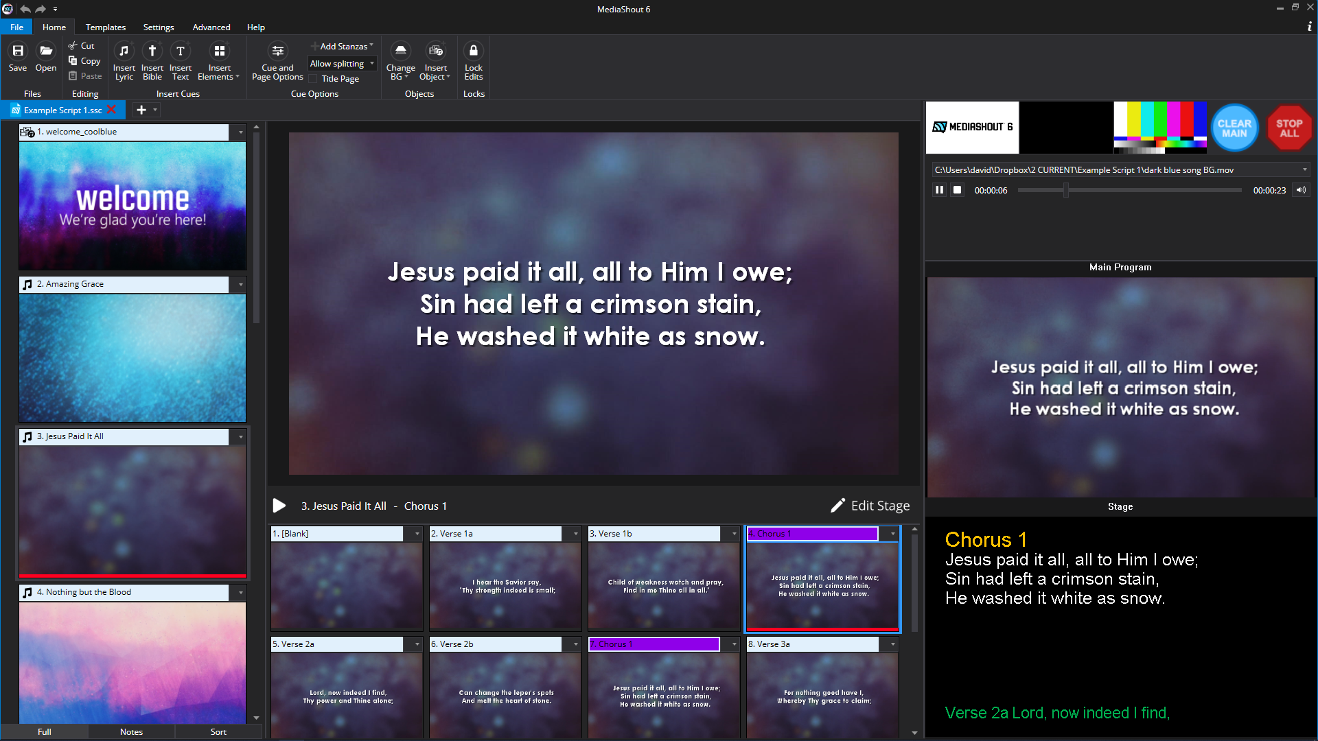 how to add bible to mediashout 6