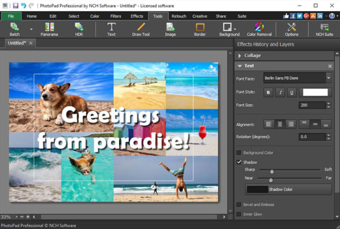 photopad image editor free