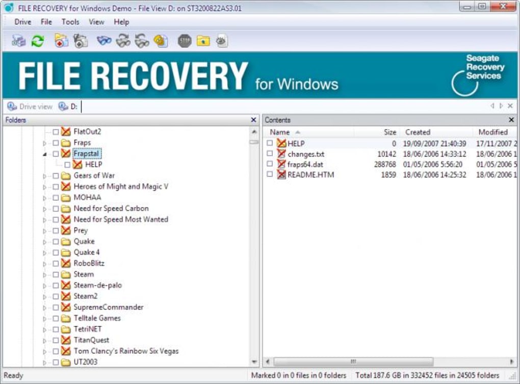 seagate device driver recovery assistance