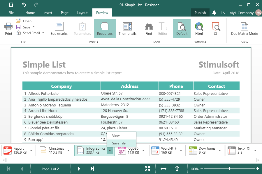 Stimulsoft Reports