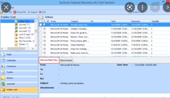 SysTools Outlook Recovery