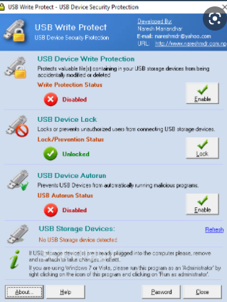 USB Write Protect