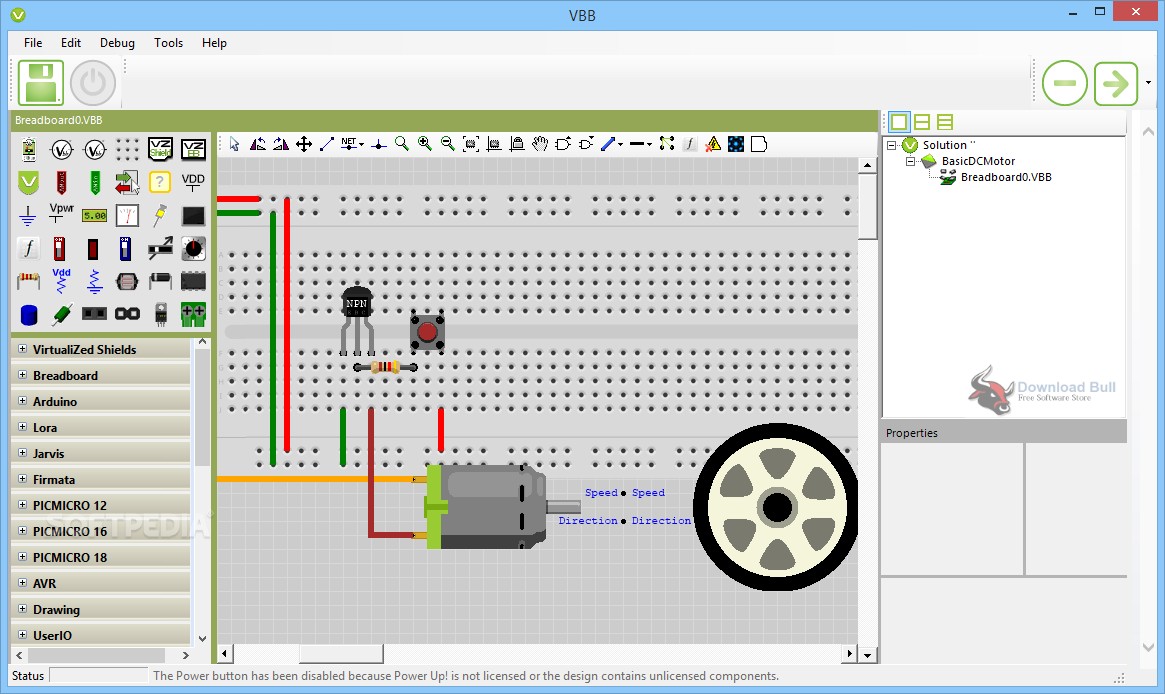 Virtual breadboard не запускается на windows 10