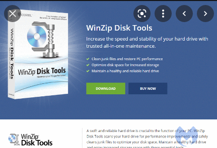 WinZip Disk Tools