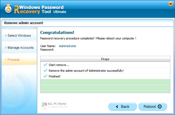 Windows Password Recovery Tool Ultimate