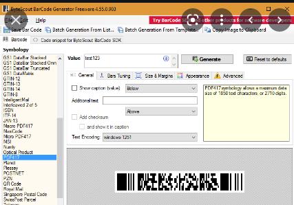 Bytescout Barcode Generator