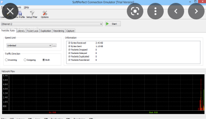 SoftPerfect Connection Emulator