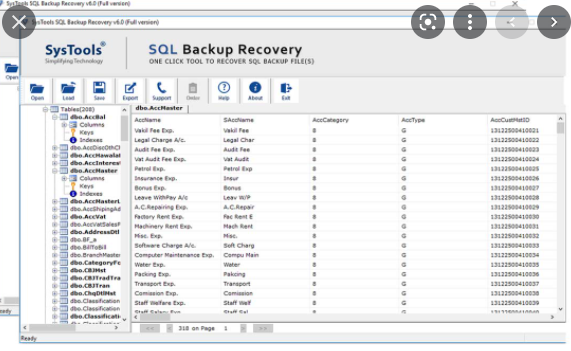 SysTools SQL Backup Recovery