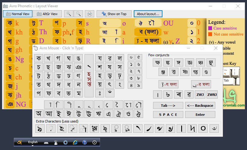 Translation bangla to keyboard english Easy Bengali