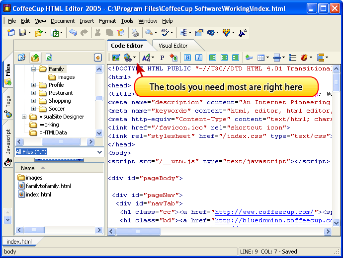 html editor free download windows 7