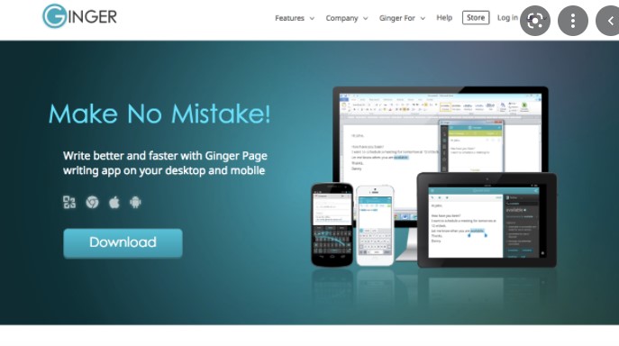 grammar checker ginger software