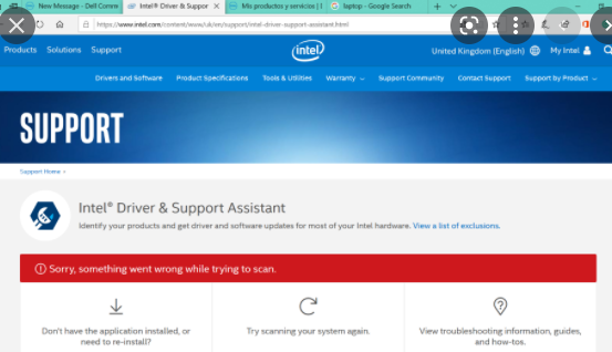 intel driver support assistant windows 10