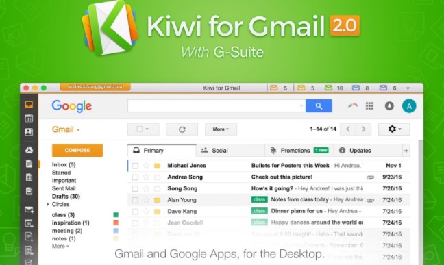 how much does kiwi for gmail windows version cost