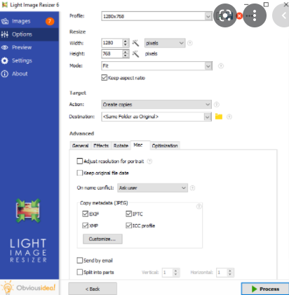 Light Image Resizer