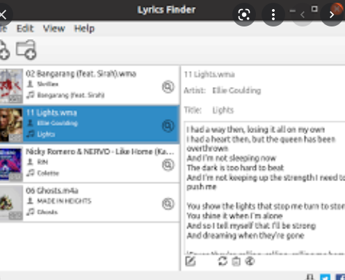 MediaHuman Lyrics Finder